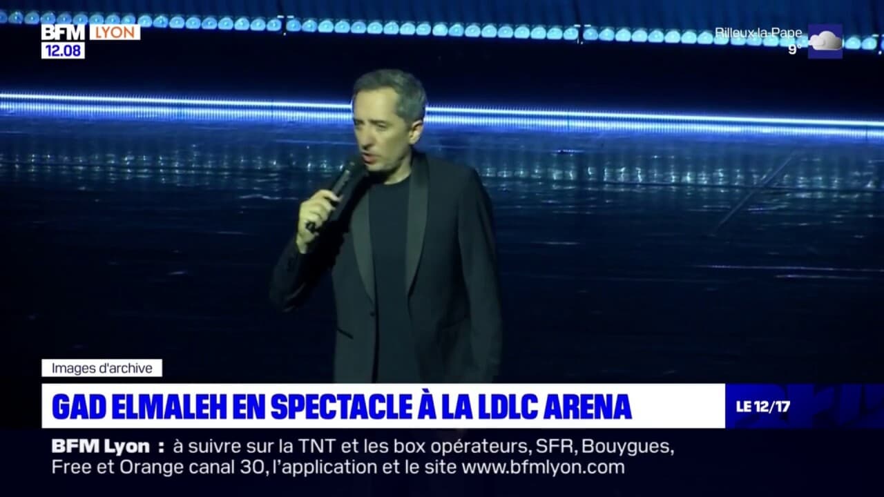 Gad Elmaleh en spectacle à la LDLC Arena