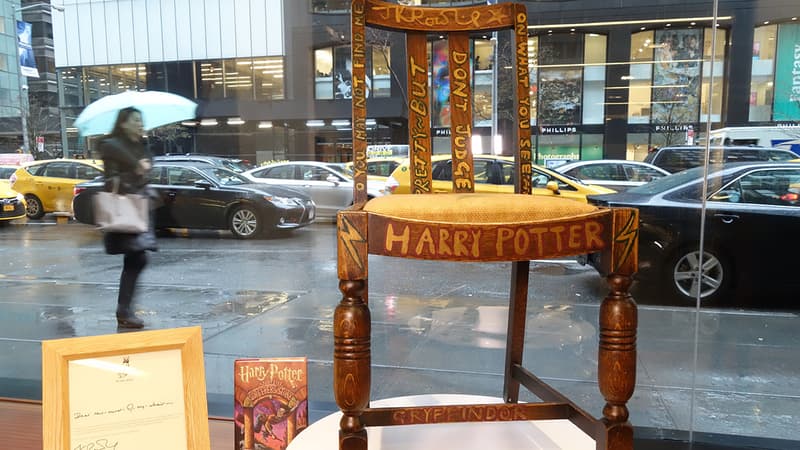 La chaise de J.K Rowling utilisée pour écrire Harry Potter
