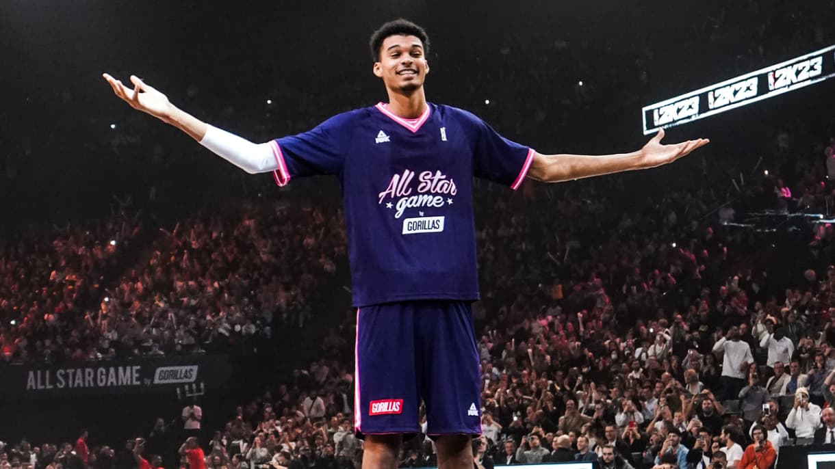 Victor Wembanyama au All-Star Game de Betclic Elite, le 29/12/2022