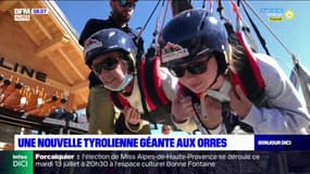 Hautes-Alpes: une tyrolienne géante aux Orres