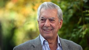 Le Prix Nobel de littérature Mario Vargas Llosa en 2014 à Aix-en-Provence à La Fête du Livre