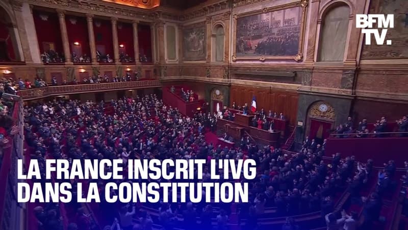La France inscrit l'IVG dans la Constitution
