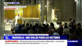 Marseille: around 300 people gathered for the mass in tribute to the victims of the collapsed buildings