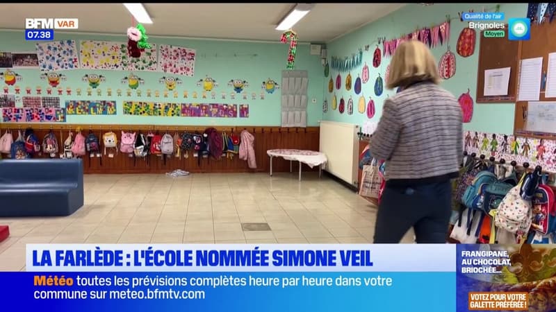 La Farlède: l'école maternelle rebaptisée école Simone-Veil