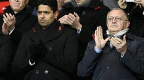 Nasser Al-Khelaïfi et Jean-Michel Aulas