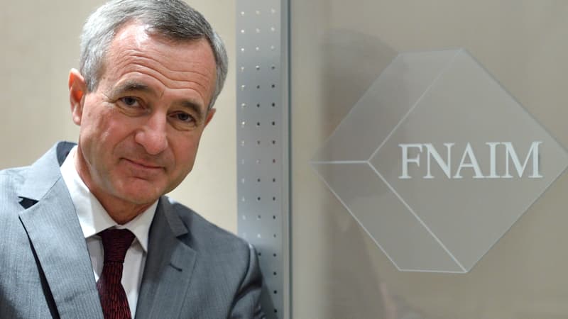 Le président de la Fnaim, Jean-François Buet, dénonce la suppression du paiement d'honoraires d'agences par les locataires.