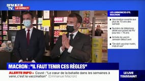 Covid-19: Emmanuel Macron maintient l'objectif d'avoir proposé un vaccin à tout adulte d'ici la fin de l'été