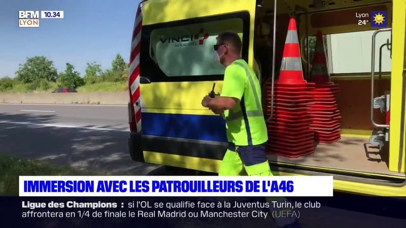 Immersion avec les patrouilleurs de l'A46