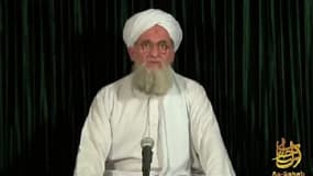 Capture d'écran d'un message vidéo d'Ayman al-Zawahiri en septembre 2012