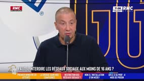 Interdire les réseaux sociaux aux moins de 16 ans : "C'est le problème des parents, pas de l'État", défend Mourad Boudjellal