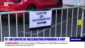 Viry-Châtillon: ouverture d'un centre de vaccination éphémère