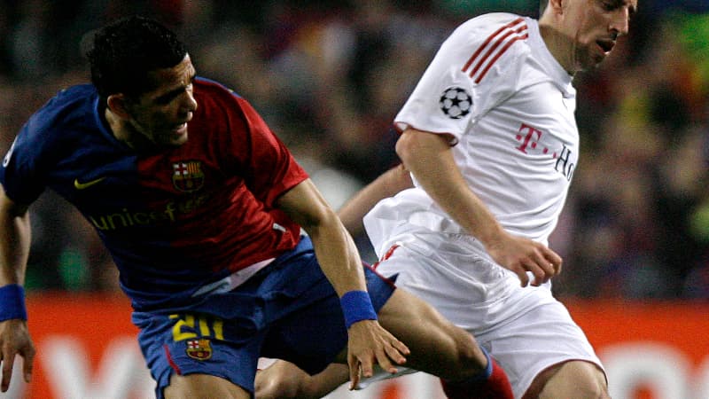 Dani Alves et Franck Ribéry se retrouveront en demi-finales des la C1