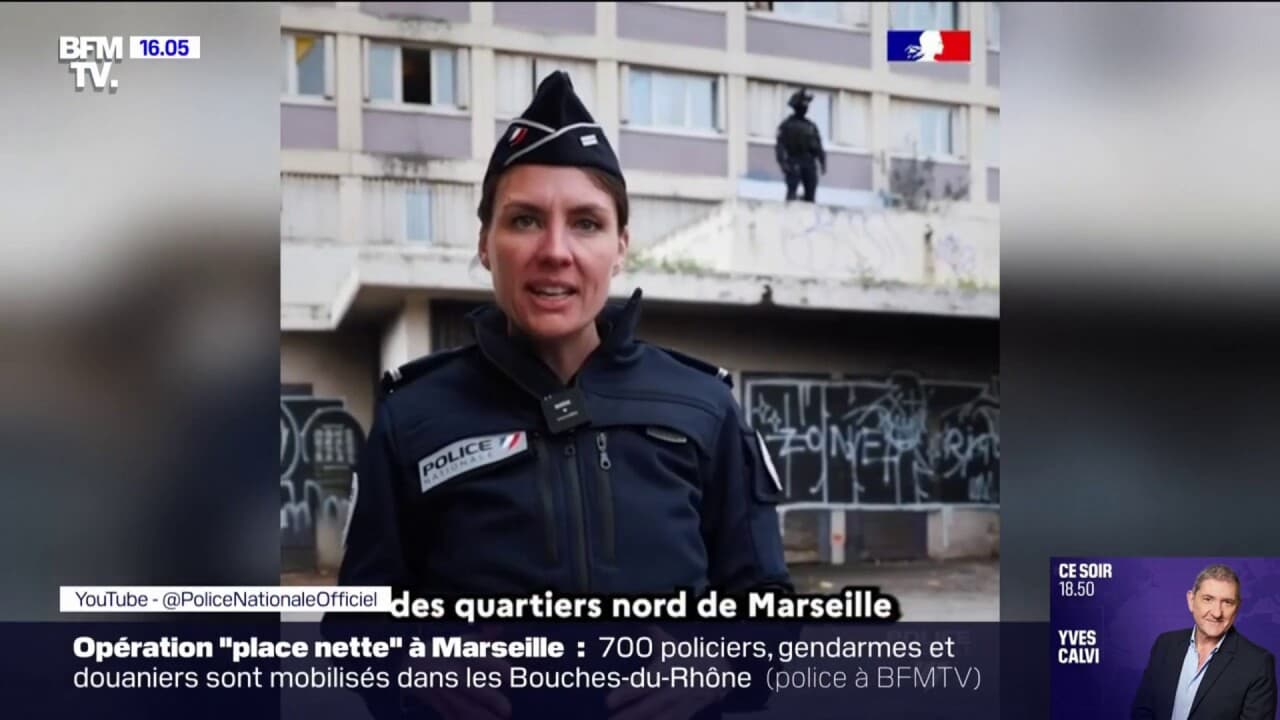 Trafic de drogue: la vidéo de la police nationale sur l'opération "Place nette"