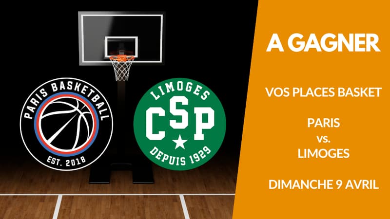 A gagner : vos places pour le match de basket Paris vs Limoges