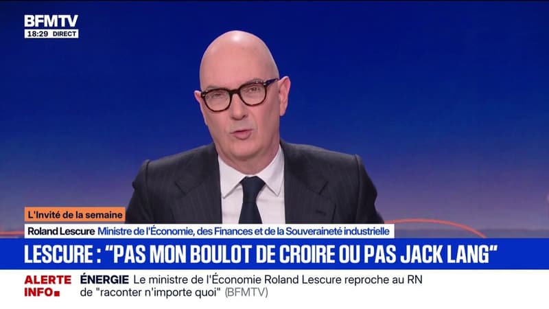 Budget de la France: "Le travail ne fait que commencer", explique Roland Lescure, ministre de l'Économie