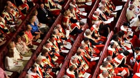 La chambre des Lords, dont John Buttifant Sewel était le vice-président, le 27 mai 2015.