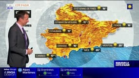 Météo Côte d’Azur: du soleil et des températures au-dessus des moyennes, jusqu'à 28°C à Menton