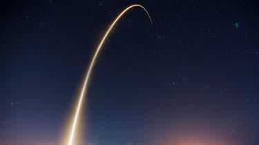 La photo gagnante est celle d'un lancement de SpaceX.