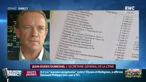 Prime défiscalisée:  "une réponse intéressante dans la période actuelle" pour Jean-Eudes Dumesnil, secrétaire général de la CPME