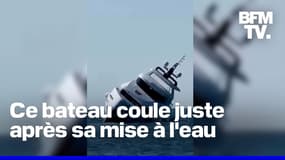  À peine sorti d'usine, ce yacht de 25 mètres coule 15 minutes après sa première mise à l'eau  