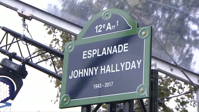 Plaque Johnny Hallyday