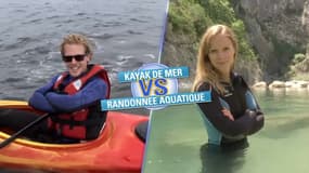 Les matches de l'été: kayak de mer ou randonnée aquatique? 