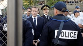 Le président français Emmanuel Macron à Lyon, le 28 septembre 2017
