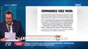 « Les 3 histoires de Charles Magnien » : 500 000€ dans des bocaux à cornichons, Burger King invite ses clients à commander chez McDo et le top 50 des meilleurs plats selon CNN - 02/11