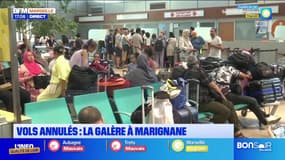 Vols annulés: la galère à Marignane