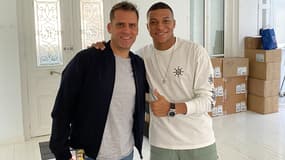 Jérôme Rothen et Kylian Mbappé pour une interview exclusive et événement dans Rothen s'enflamme