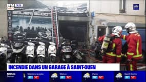Saint-Ouen: un incendie est survenu dans une concession de deux-roues ce jeudi