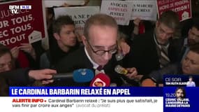 "À partir du moment où il a pris conscience des choses, il a fait ce qu'il avait à faire." L'avocat du cardinal Barbarin réagit après sa relaxe