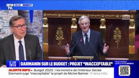 Budget 2025: Gérald Darmanin dénonce un projet "inacceptable" et annonce qu'il "ne votera pas" de hausse d'impôts