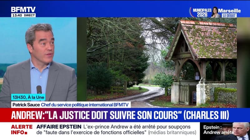 "La justice doit suivre son cours", dit le roi Charles III après l'arrestation d'Andrew