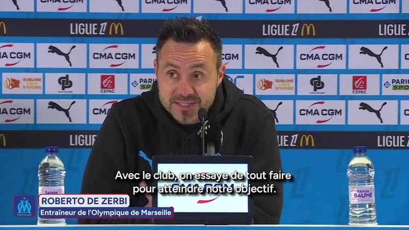 OM 5-1 Montpellier : De Zerbi compte "tout faire" pour amener l'OM en Ligue des champions
