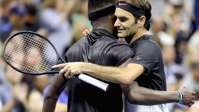 Roger Federer et Frances Tiafoe