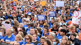 Des manifestants anti-armes à feu se sont mobilisés, comme ici à Washington DC, samedi 11 juin 2022