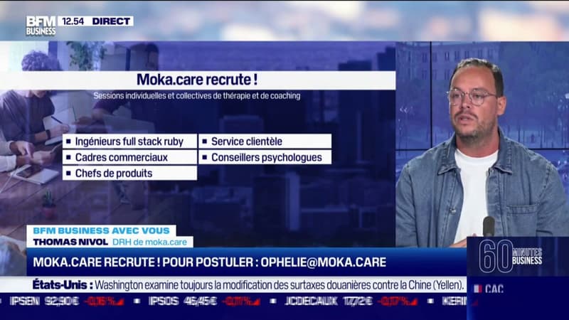 Ça recrute ! Moka.care : sessions individuelles et collectives de thérapie et de coaching