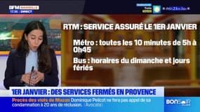 1er-Janvier: le point sur les services fermés en Provence