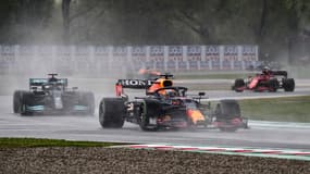Max Verstappen à Imola.