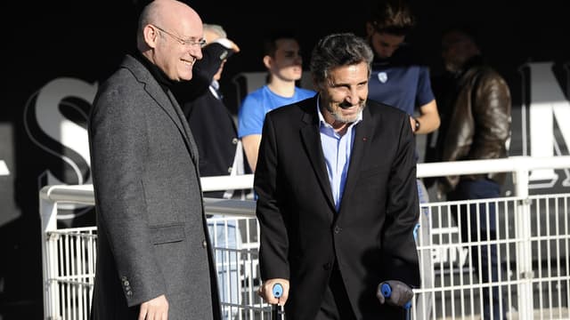 Bernard Laporte et Mohed Altrad