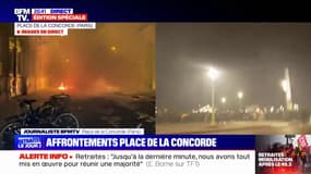Paris: la tension monte d'un cran place de la Concorde