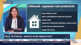 Happy Boulot: Boostez votre productivité en télétravail !, par Lorraine Goumot - 01/06