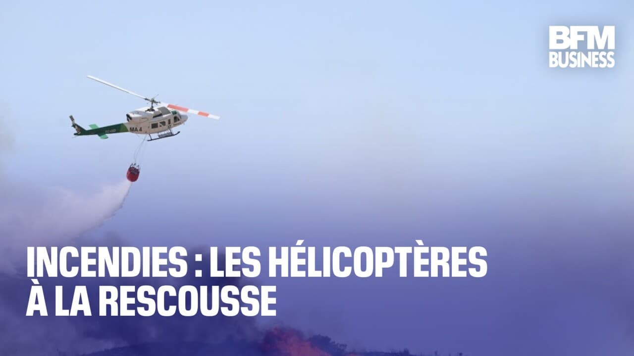 Incendies : les hélicoptères à la rescousse