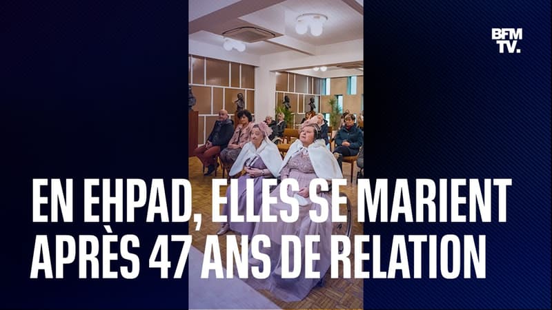 Valenciennes :deux résidentes d'un Ehpad se marient après 47 ans de vie commune