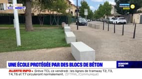 Rhône: des blocs de béton devant une école pour des raisons de sécurité