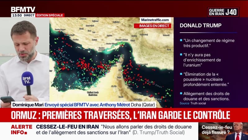 Guerre en Iran: des premières traversées du détroit d'Ormuz ont eu lieu depuis l'accord de cessez-le-feu