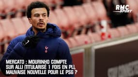 Mercato : Mourinho compte sur Alli (titularisé 1 fois en PL), mauvaise nouvelle pour le PSG ?