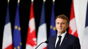 Emmanuel Macron au Canada le 26 septembre 2024 