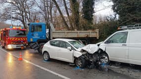 Un accident s'est produit à Saint-Maime, le 13 décembre 2024.